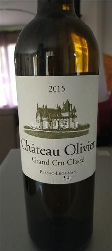 Bordeaux Pessac-Léognan Grand Cru Classé Château Olivier 2015