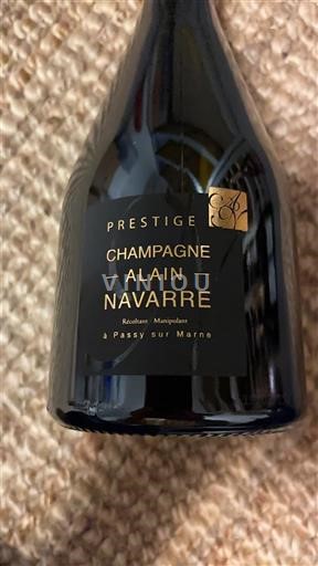 Champagne Champagner Alain Navarre Prestige Ohne Jahrgang