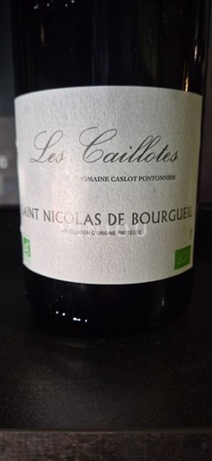 Loire-dalen Saint-Nicolas-De-Bourgueil Domaine Caslot Pontonnier Les Caillotes 2024