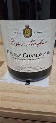 Bourgogne Gevrey-chambertin Prosper Maufoux 2022