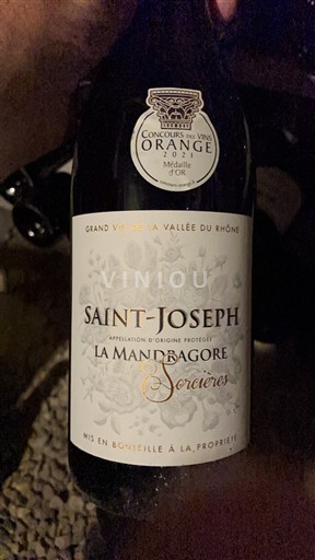 Thung lũng Rhône Saint-Joseph La Mandragore Sorcières 2020
