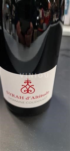 Languedoc ja Roussillon Pays d'Oc Domaine Coudoulet Syrah d'Altitude Ei vuosikertaa