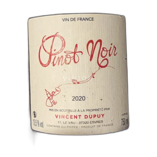 Thung lũng sông Loire Vincent Dupuy Pinot noir 2020