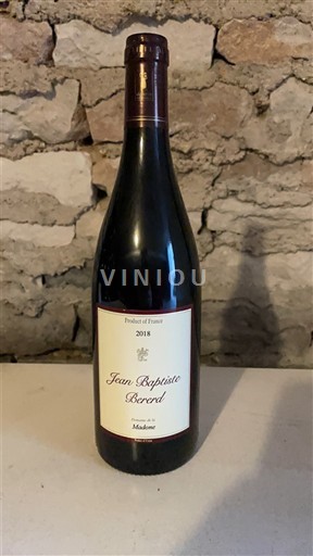 Beaujolais Beaujolais Villages Jean Baptiste Bererd Domaine de la Madone 2018