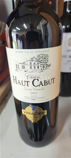 Bordeaux Côtes-de-Bordeaux Château Haut Cabut Camille 2023