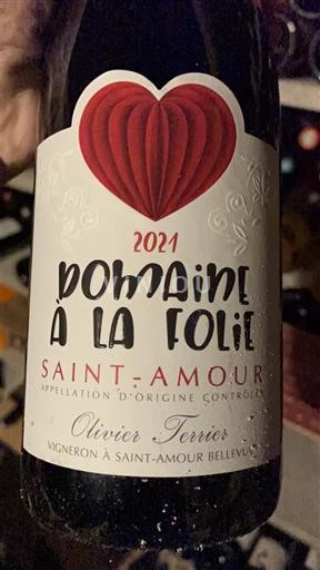 Beaujolais Saint-Amour Domaine À la Folie 2021