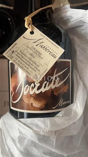 Bordeaux Graves Château Massereau Socrate 2012