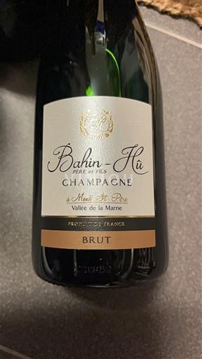 Champaña Champán Bahin-Hû Père et Fils Mont St Père Sin añada