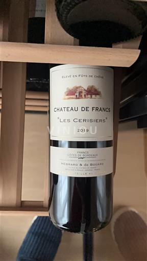 Бордо Кот-де-Бордо Château Francs Les Cerisiers 2019