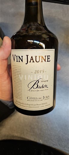 Jura Côtes-du-jura Badoz Vin Jaune 2015