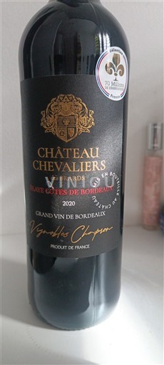 Bordeaux Blaye-côtes-de-bordeaux Château Chevaliers des Bards 2020