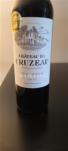 Bordeaux Pessac-Léognan Château Cruzeau 2022