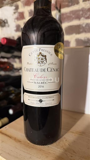 Tây Nam Cahors Château Cénac Prestige 2016