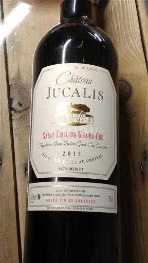 Bordeaux Saint-Émilion Grand Cru Grand Cru Château Jucalis 2015
