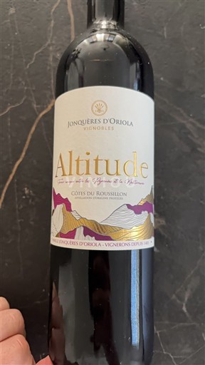 Roussillon Côtes-du-Roussillon Jonquères Oriola Altitude 2021