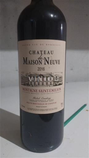 Bordeaux Montagne-Saint-Émilion Maison Neuve 2016