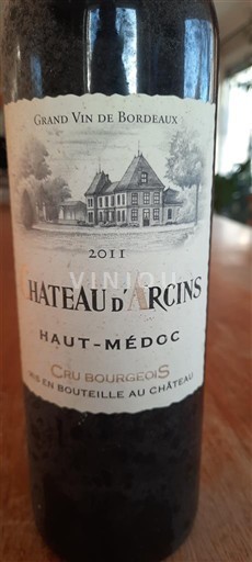 Bordeaux Haut-Médoc Château Arcins 2011