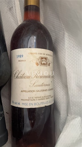 Bordeaux Sauternes Château Raimauresq 1989