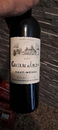Bordeaux Haut-Médoc Château Arcins 2017