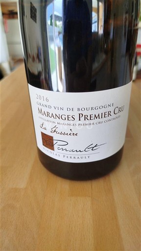 Borgonha Maranges Premier Cru Nicolas Perrault La Fussière 2016