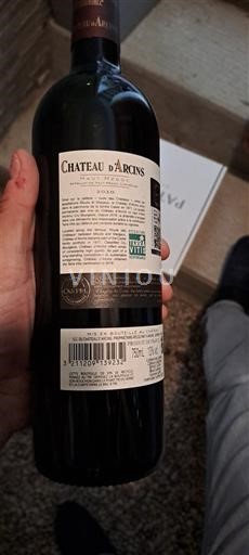 Bordeaux Haut-Médoc Château Arcins 2020