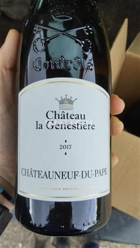 Thung lũng Rhône Châteauneuf-du-pape Château La Genestière 2017