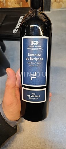 Vaud Không được chỉ định Grand Cru Domaine Burignon Les Vergers 2022