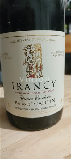Burgundija Irancy Benoît Cantin Emeline 2011