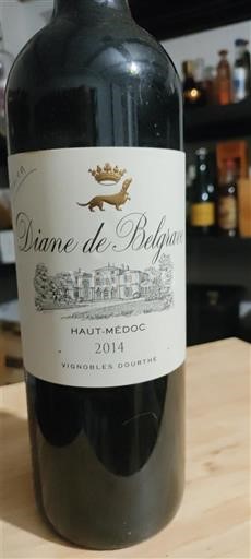 Bordeaux Haut-Médoc Belgrave Diane de Belgrave 2014