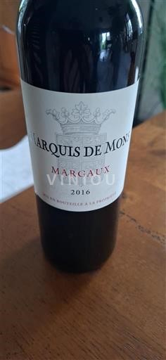 Bordeaux Margaux Château La Haye Marquis de Mons 2016