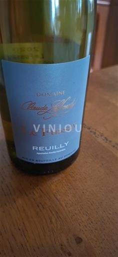 Thung lũng sông Loire Reuilly Domaine Claude Lafond Le Fussy 2020