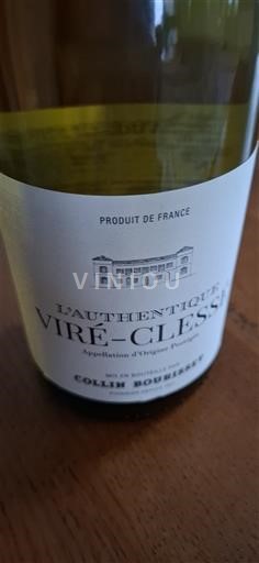 Bourgogne Viré-clessé Collin Bourisset L'Authentique 2023