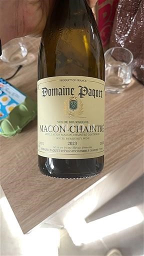 Burgundia Mâcon și mâcon-sate Domaine Paquet 2023