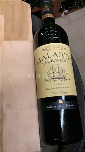 Bordeaux Pessac-Léognan Grand Cru Classé Château Malartic-Lagravière 2020