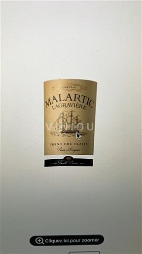 Bordeaux Pessac-Léognan Grand Cru Classé Château Malartic-Lagravière 2020