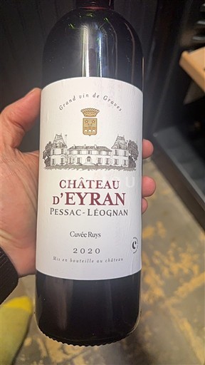 Bordeaux Pessac-Léognan Château Eyran Ruys 2020