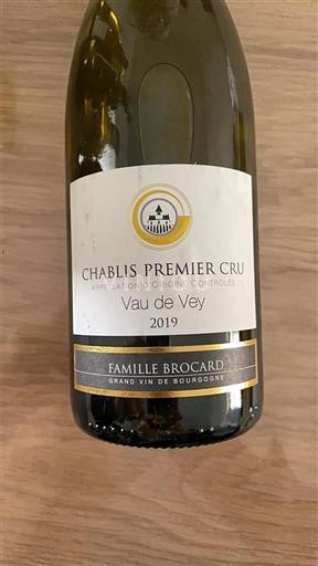 Bourgogne Chablis Premier Cru Famille Brocard Vau de Vey 2019