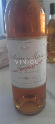 Bordeaux Loupiac Château Massac 1992