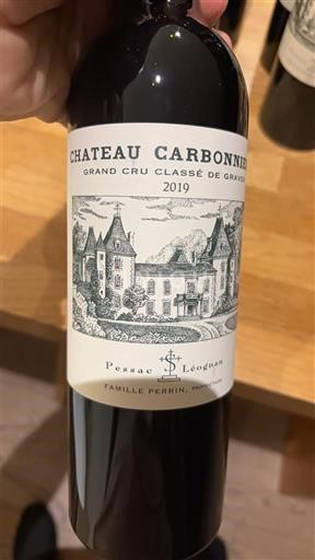 Bordeaux Pessac-Léognan Grand Cru Classé de Graves Château Carbonnieux 2019