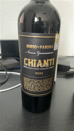 Tuscan Wines Chianti Borgo al Pascolo Nuova Generazione 2022