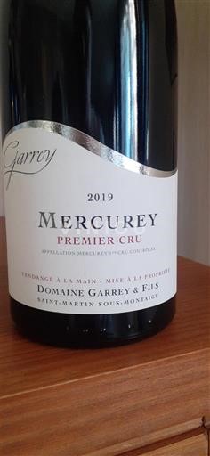 Bourgogne Mercurey Premier Cru Domaine Garrey & Fils 2019