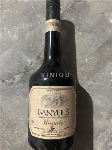 Roussillon Banyuls Cave de l'Étoile Rimage 1993