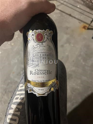 Bordeaux Côtes-de-bourg Château Rousselle Prestige 2016