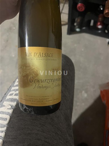 Alsace Vendanges Tardives Cave de Turckheim Gewurztraminer 2015