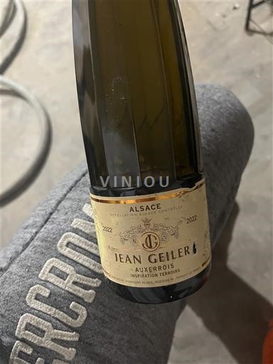 Alsace Jean Geiler Auxerrois Inspiration Terroirs 2022