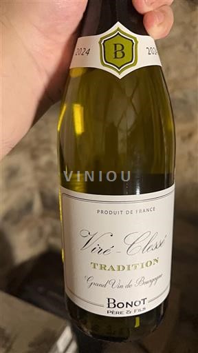 Burgundy Viré-Clessé Bonot Père & Fils Tradition 2024