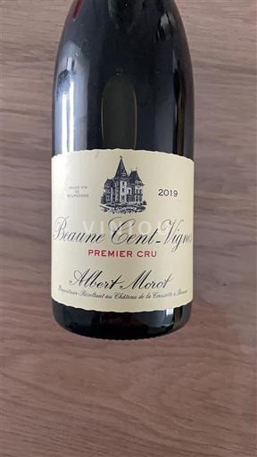 Borgogna Beaune Premier Cru Albert Morot Beaune Cent-Vignes Premier Cru 2019