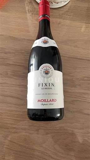 Borgonha Fixin Moillard Le Messal 2018
