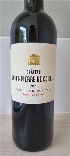 Bordéus Saint-Estèphe Château Saint-Pierre de Corbian 2021