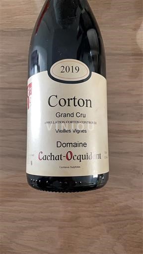Burgundija Corton Grand Cru Domaine Cachat-Ocquidant Vieilles Vignes 2019
